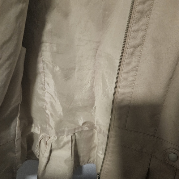 baccini faux fur jacket size M - Picture 4 of 8